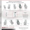 Service Caster 6 Inch Semi Steel Caster Set with Roller Bearings 2 Swivel Lock 2 Rigid SCC SCC-30CS620-SSR-BSL-2-R-2 - alternate 6